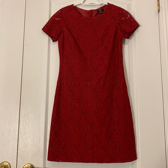 Dresses & Skirts - Jacob Red flower lace dress 🌹